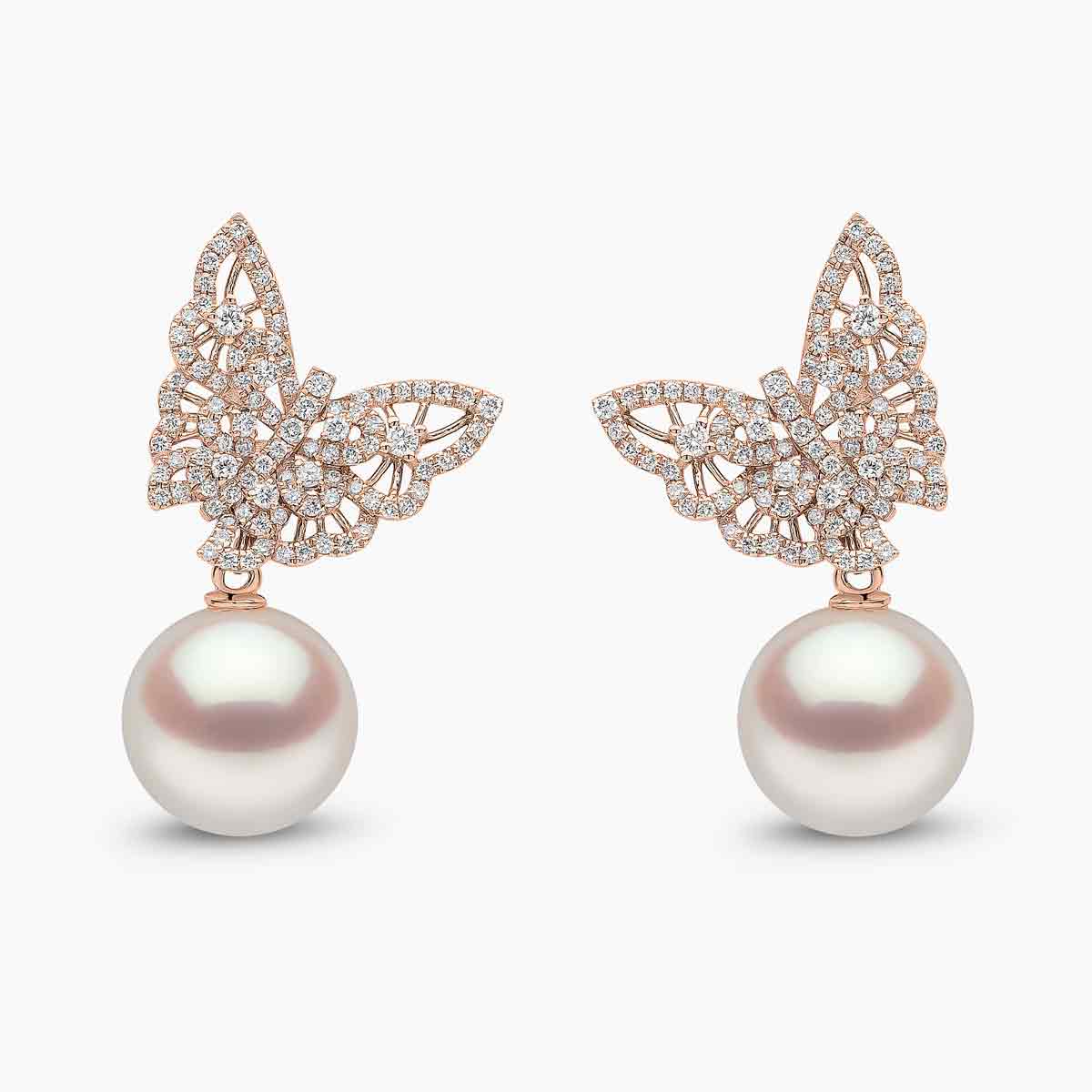 Rose Gold / White Freshwater