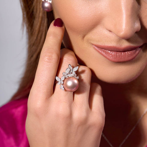 White Gold / Pink Freshwater