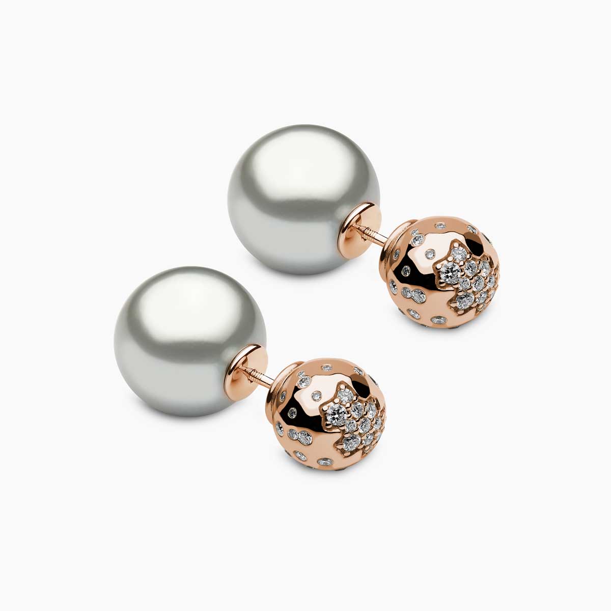 Rose Gold / Grey Tahitian / 13mm