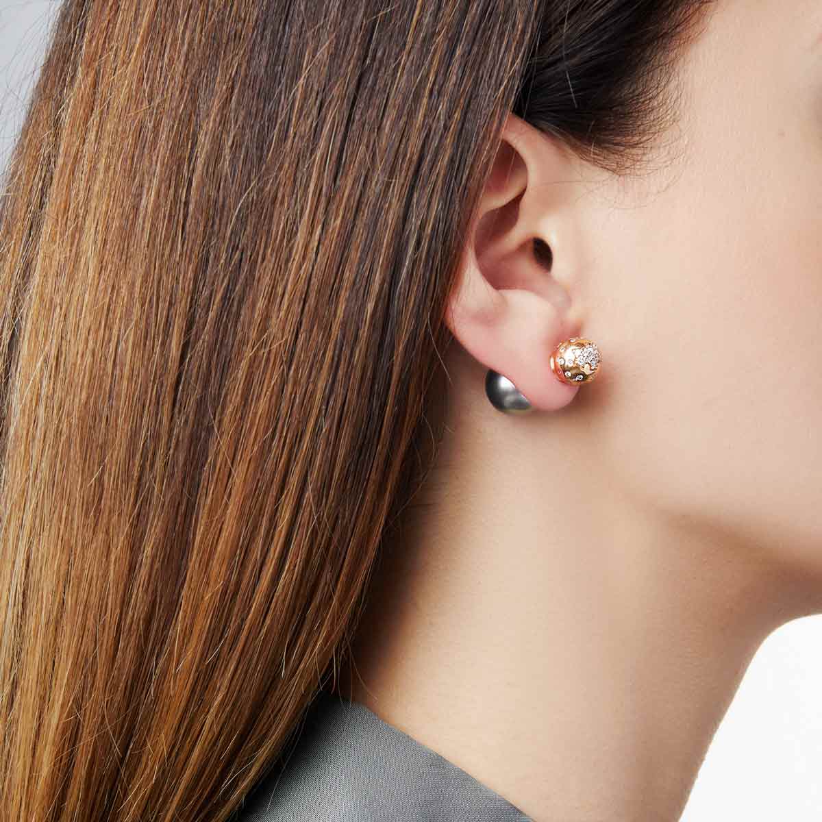 Rose Gold / Grey Tahitian / 13mm