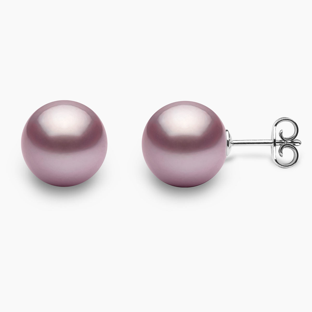 White Gold / Pink Freshwater / 10mm