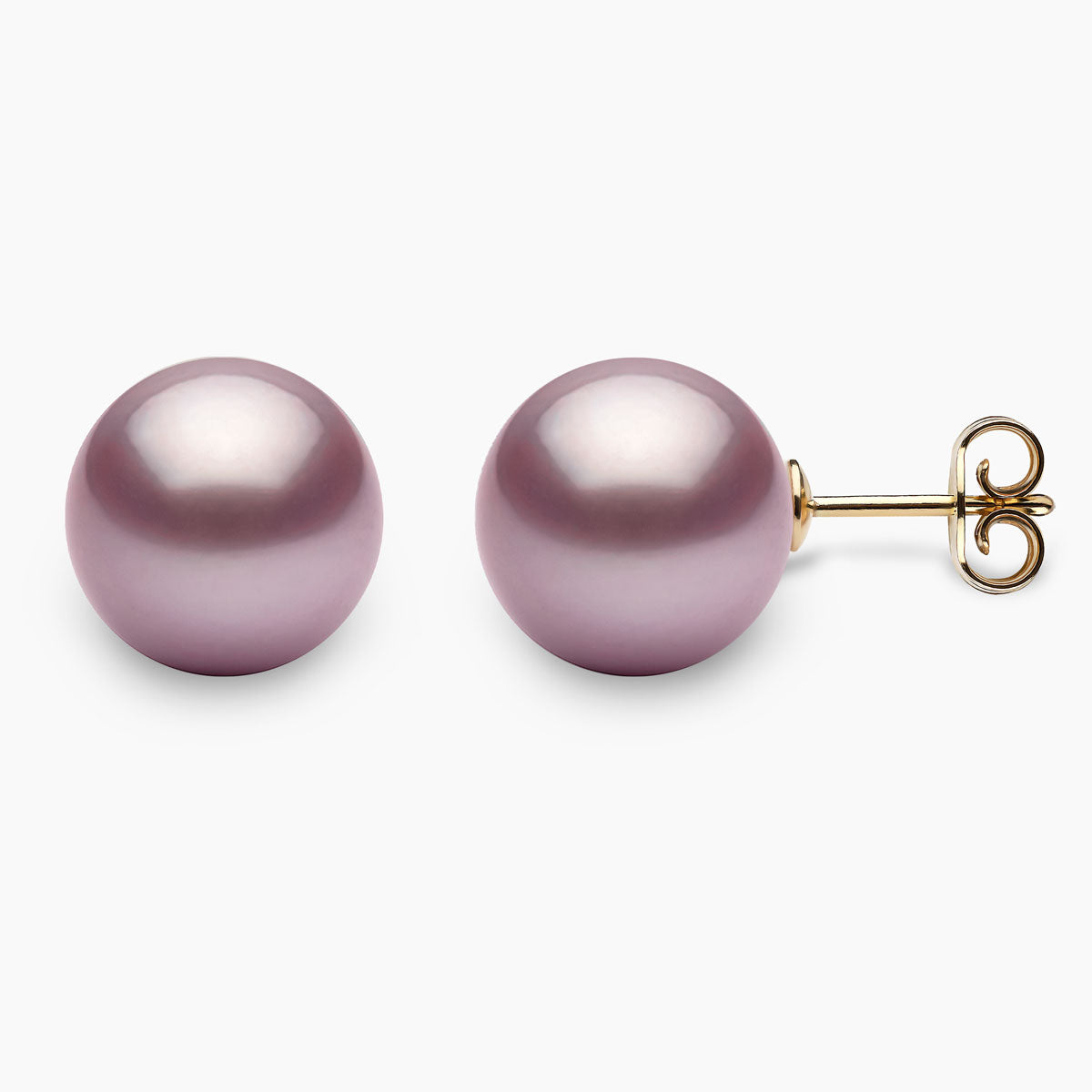 Yellow Gold / Pink Freshwater / 11mm