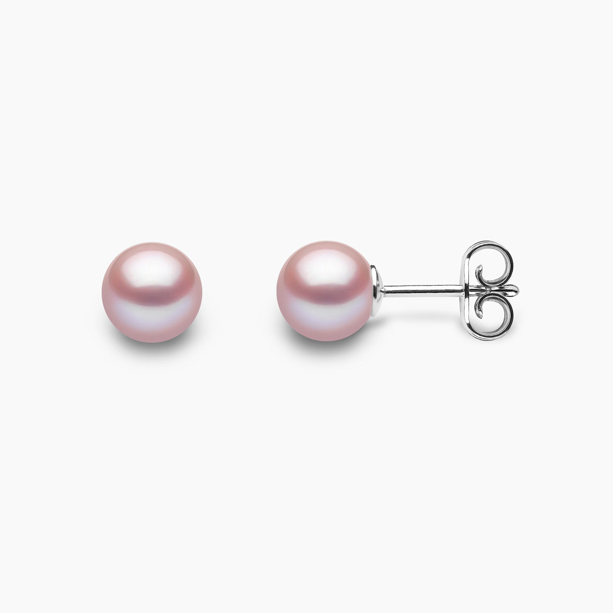 White Gold / Pink Freshwater / 6mm