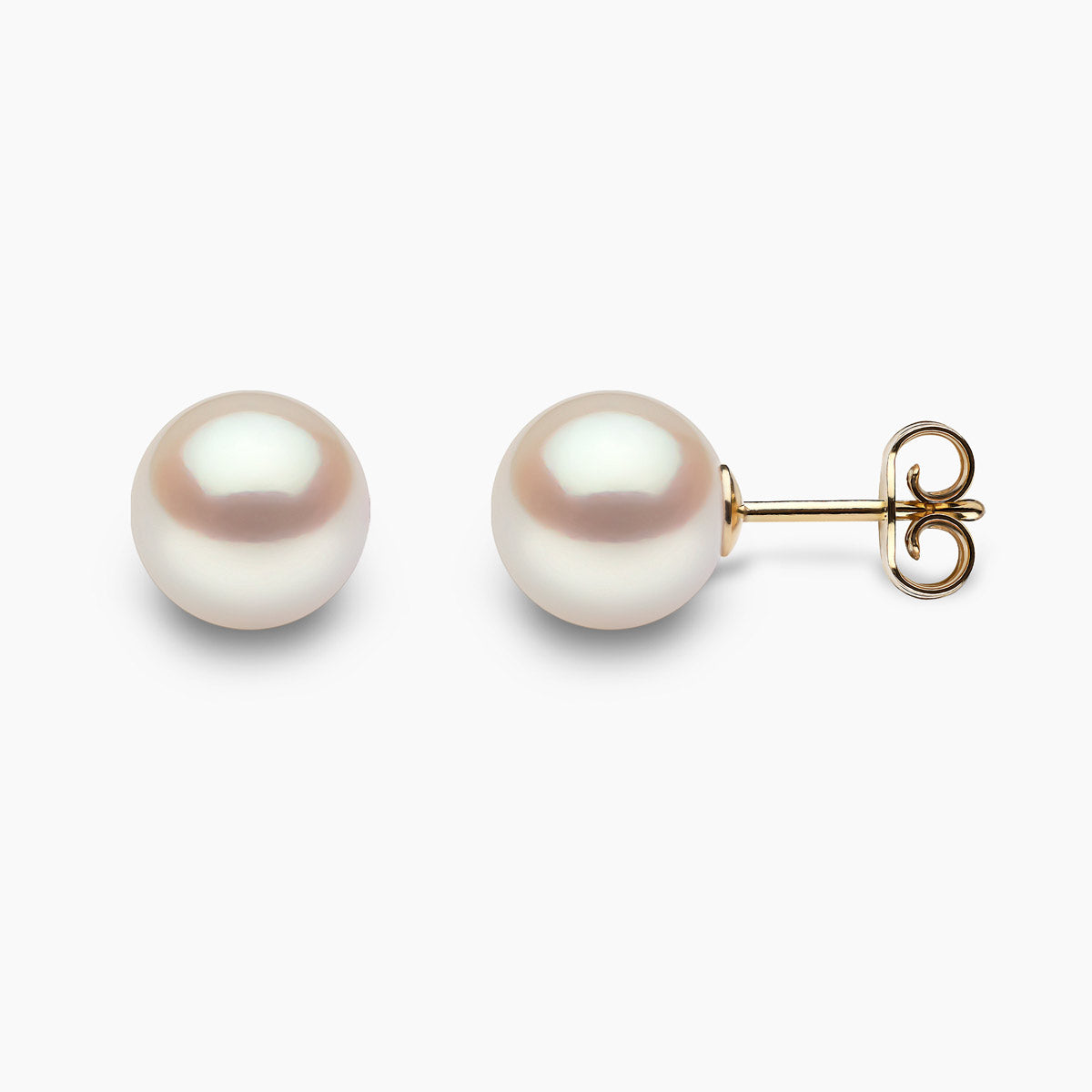 Yellow Gold / White Freshwater / 8mm