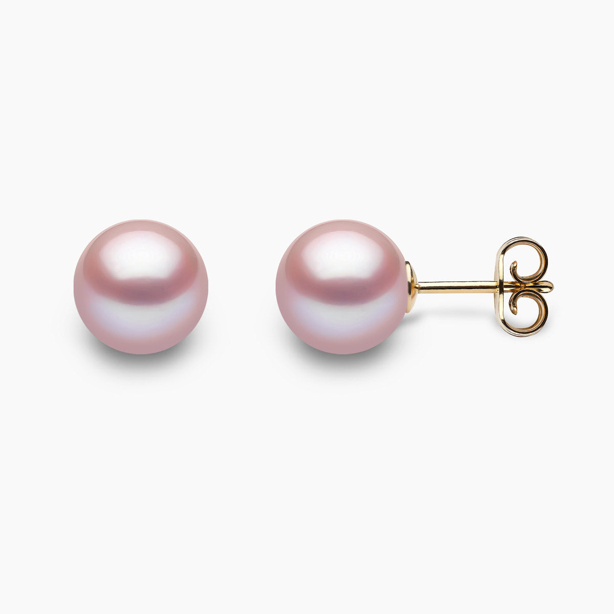 Yellow Gold / Pink Freshwater / 8mm