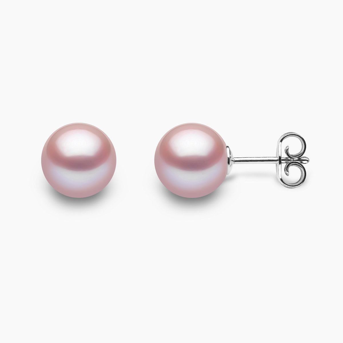 White Gold / Pink Freshwater / 8mm