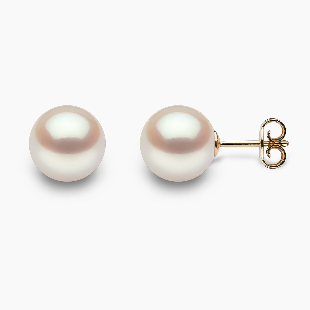 Yellow Gold / White Freshwater / 9mm