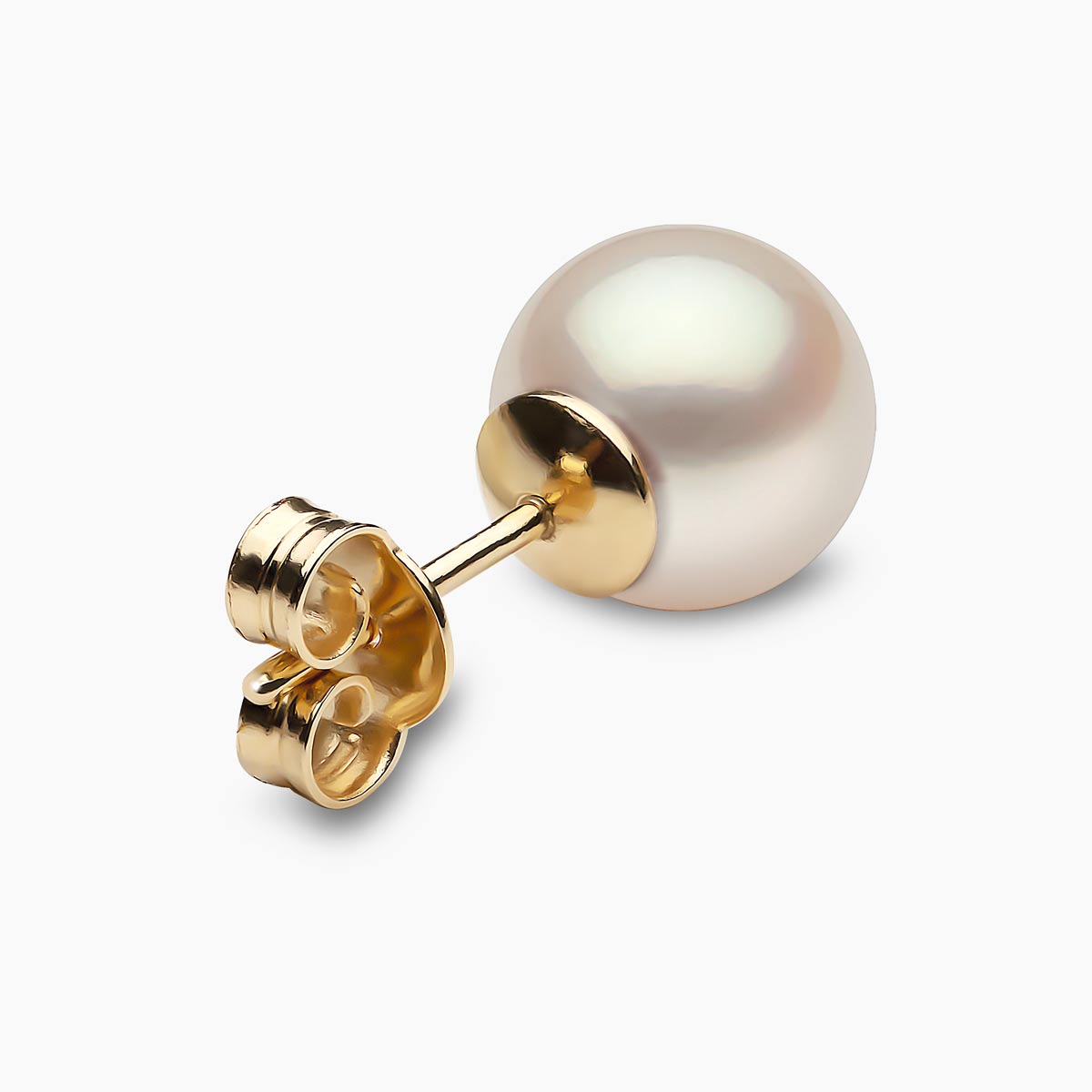 Yellow Gold / White Freshwater / 9mm