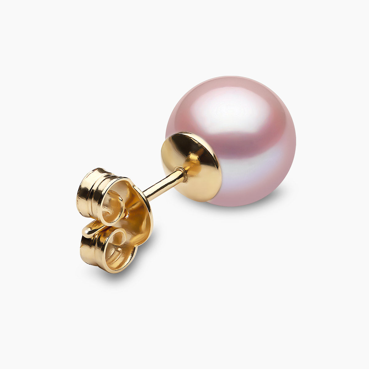 Yellow Gold / Pink Freshwater / 9mm
