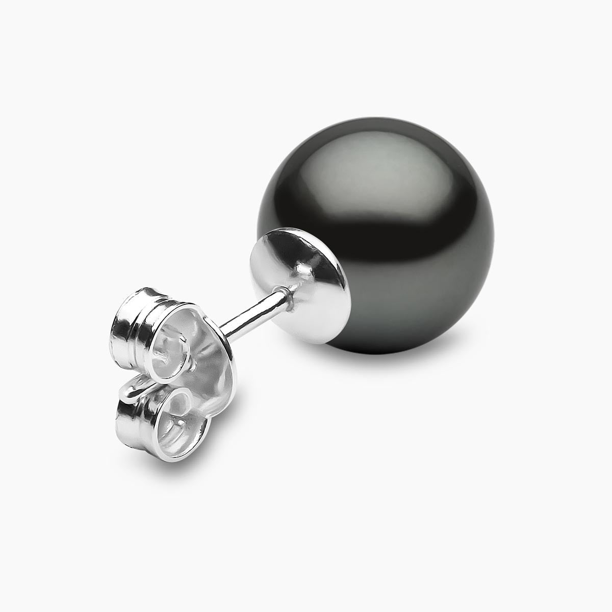 White Gold / Black Tahitian / 10mm