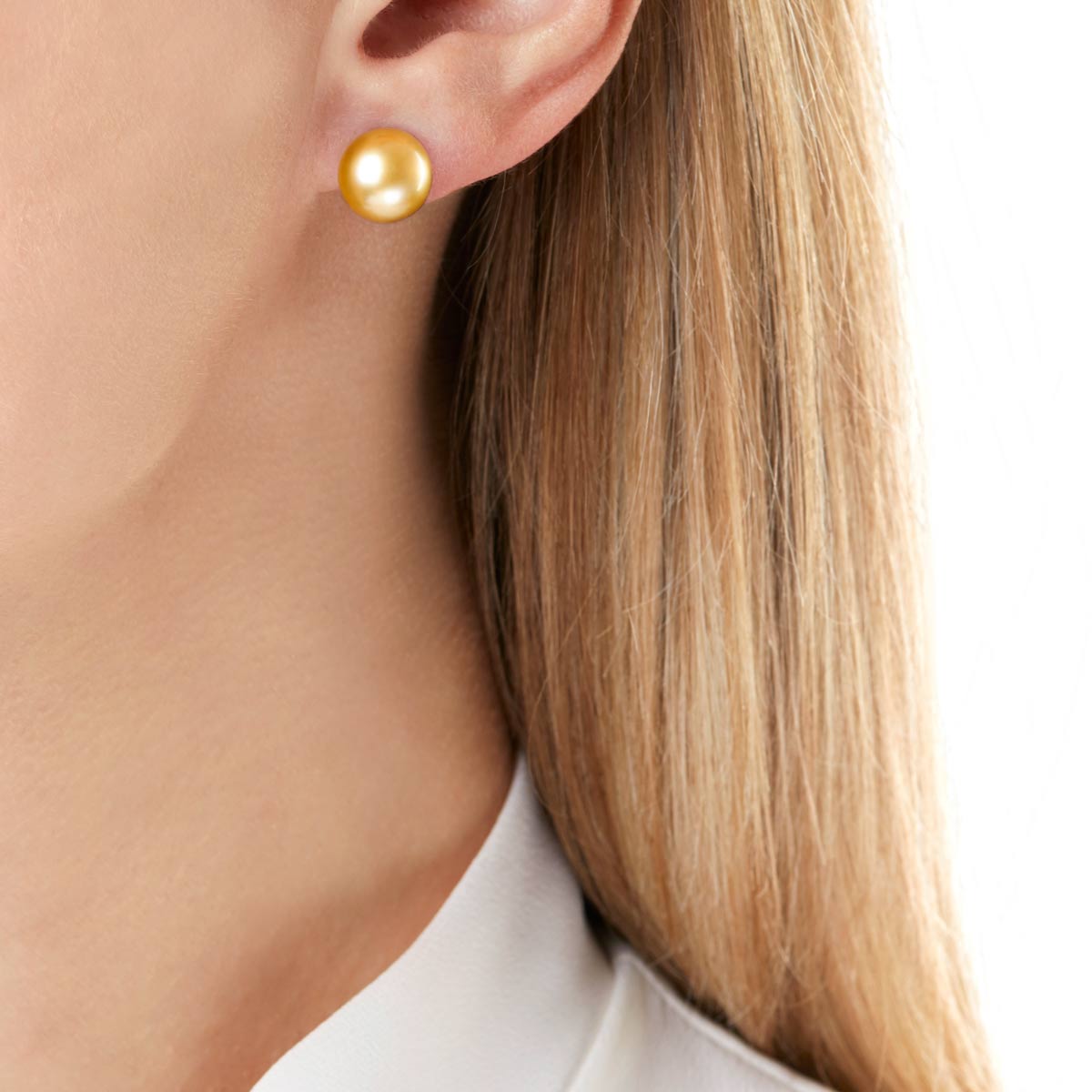 White Gold / Golden Indonesian South Sea / 10mm