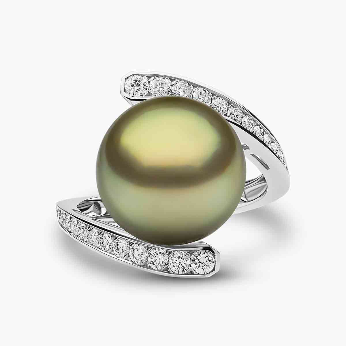 Pistachio Tahitian / White Gold / N
