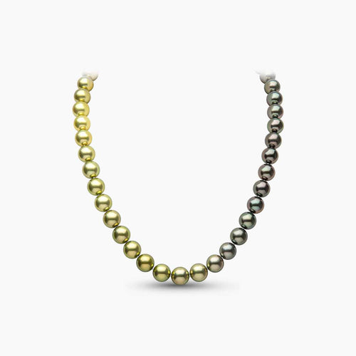 Yellow Gold / Pistachio Tahitian