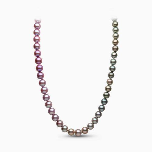 OmbrÃƒ© 18K Gold Tahitian and Mixed Pearl Necklace