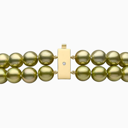 Yellow Gold / Pistachio Tahitian