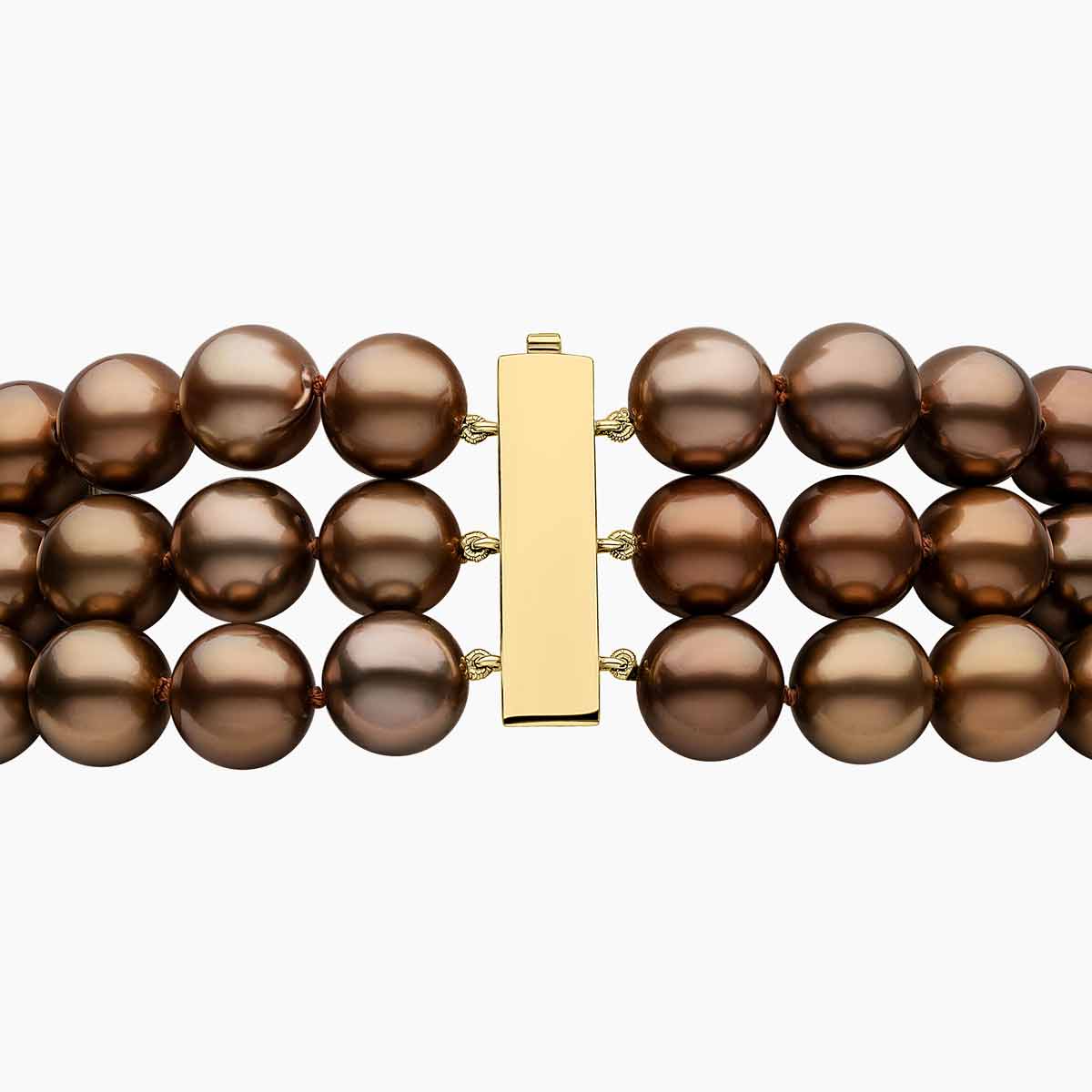 Yellow Gold / Chocolate Tahitian