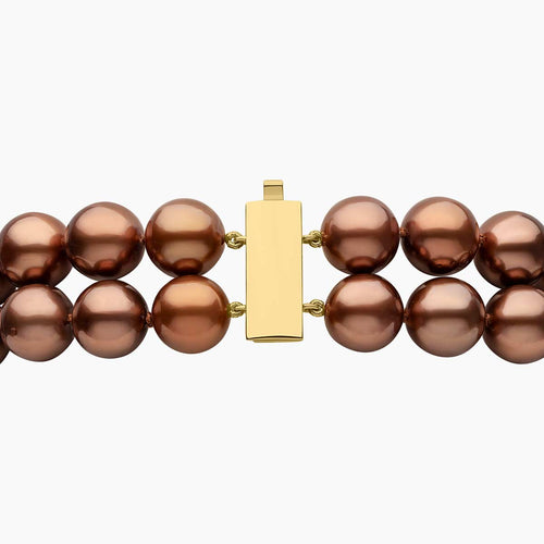 Yellow Gold / Chocolate Tahitian