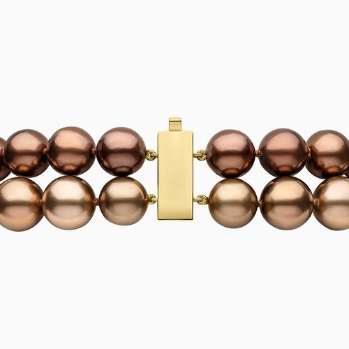 Yellow Gold / Chocolate Tahitian