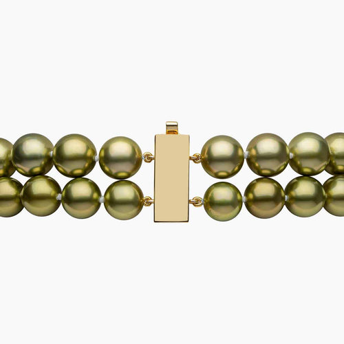 Yellow Gold / Pistachio Tahitian