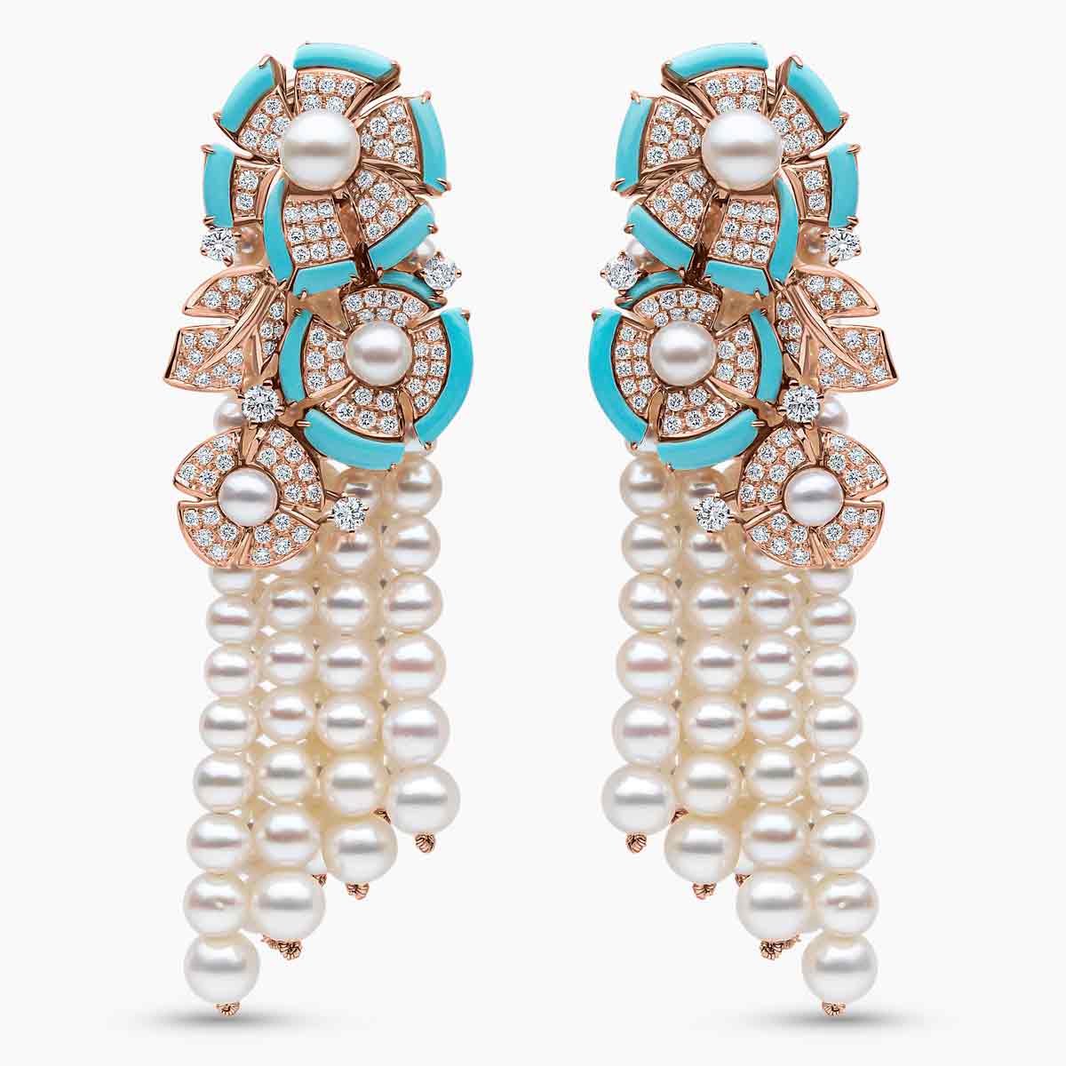 Rose Gold / White Freshwater