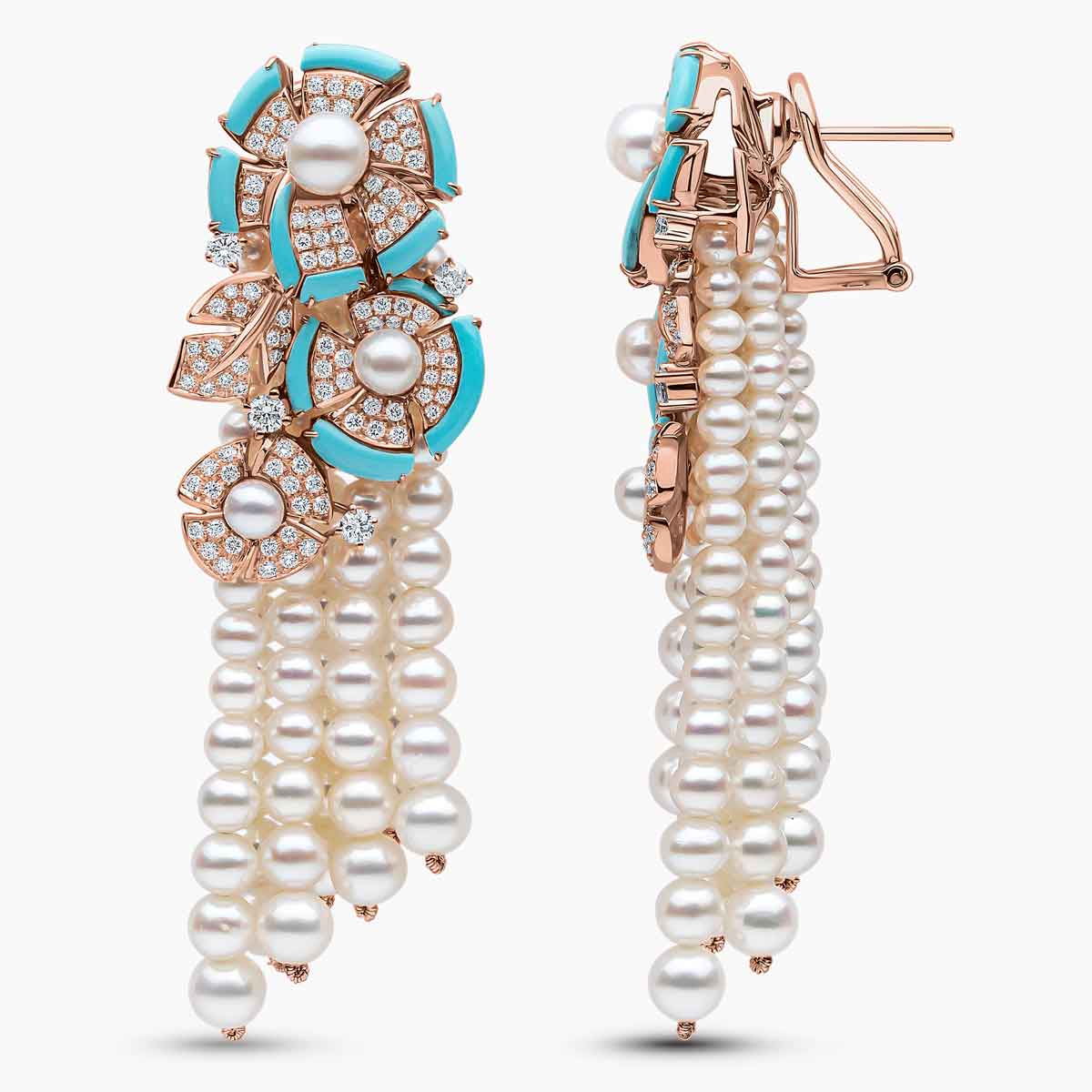 Rose Gold / White Freshwater