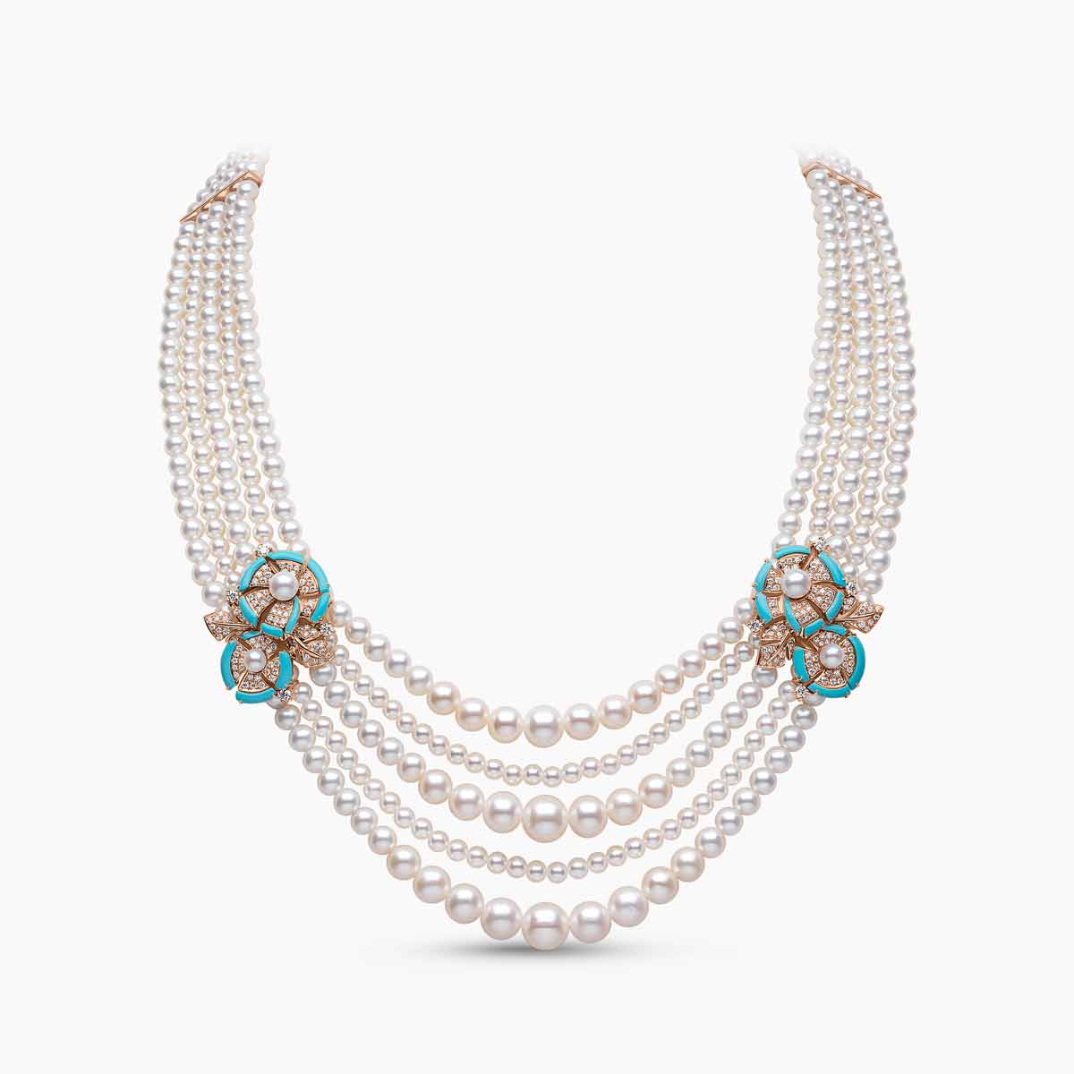 Rose Gold / White Freshwater