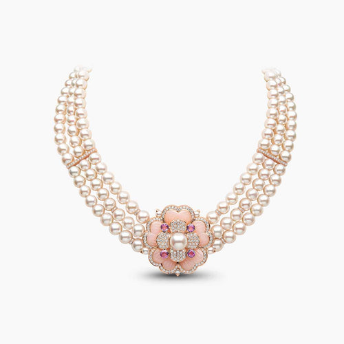 Rose Gold / White Freshwater 