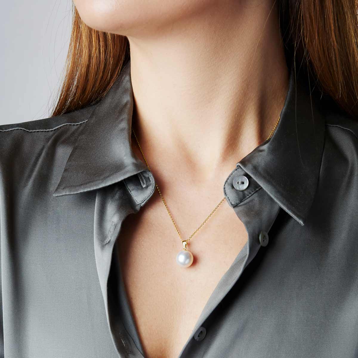 Yellow Gold / White Australian South Sea / 11mm