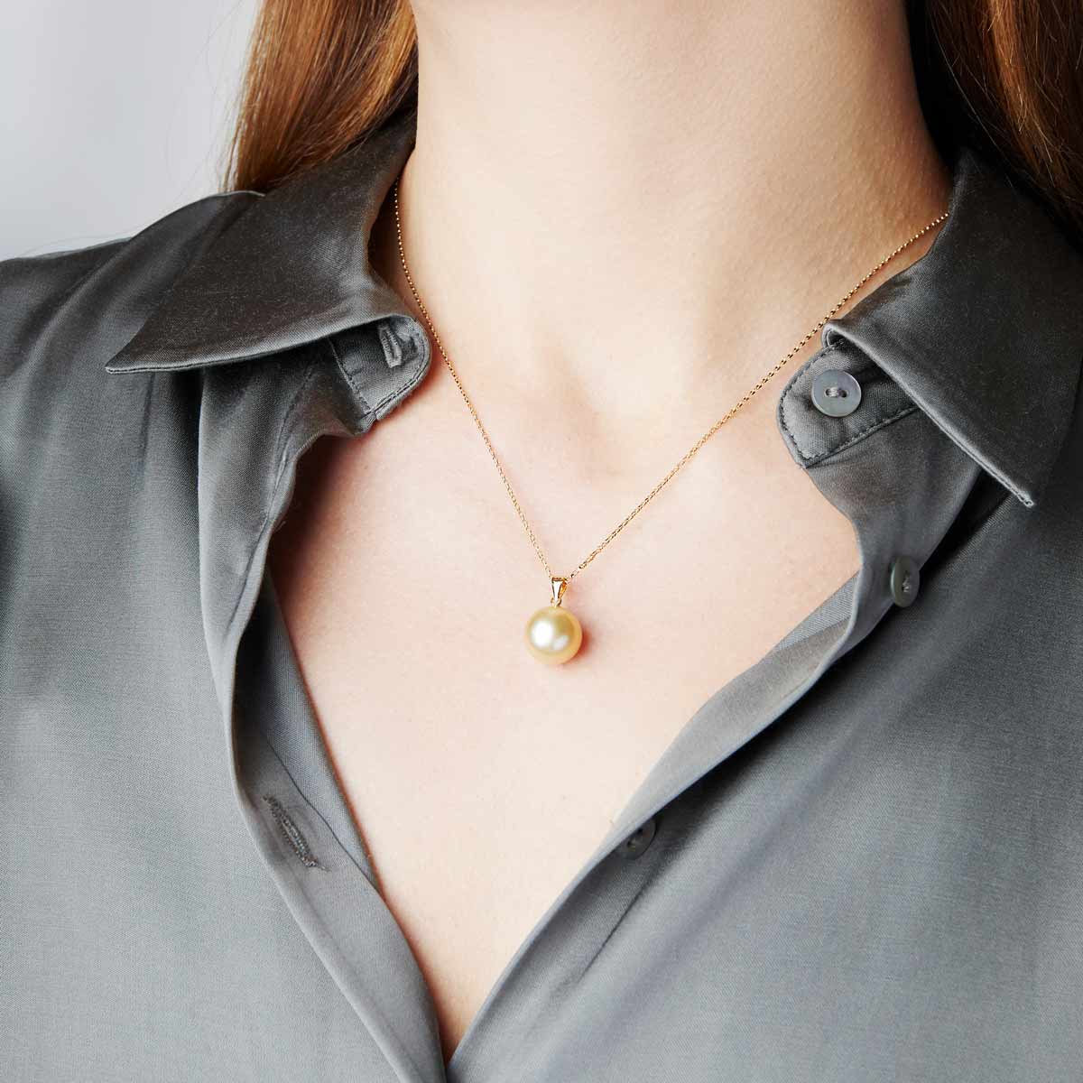 Yellow Gold / Golden Indonesian South Sea / 11mm