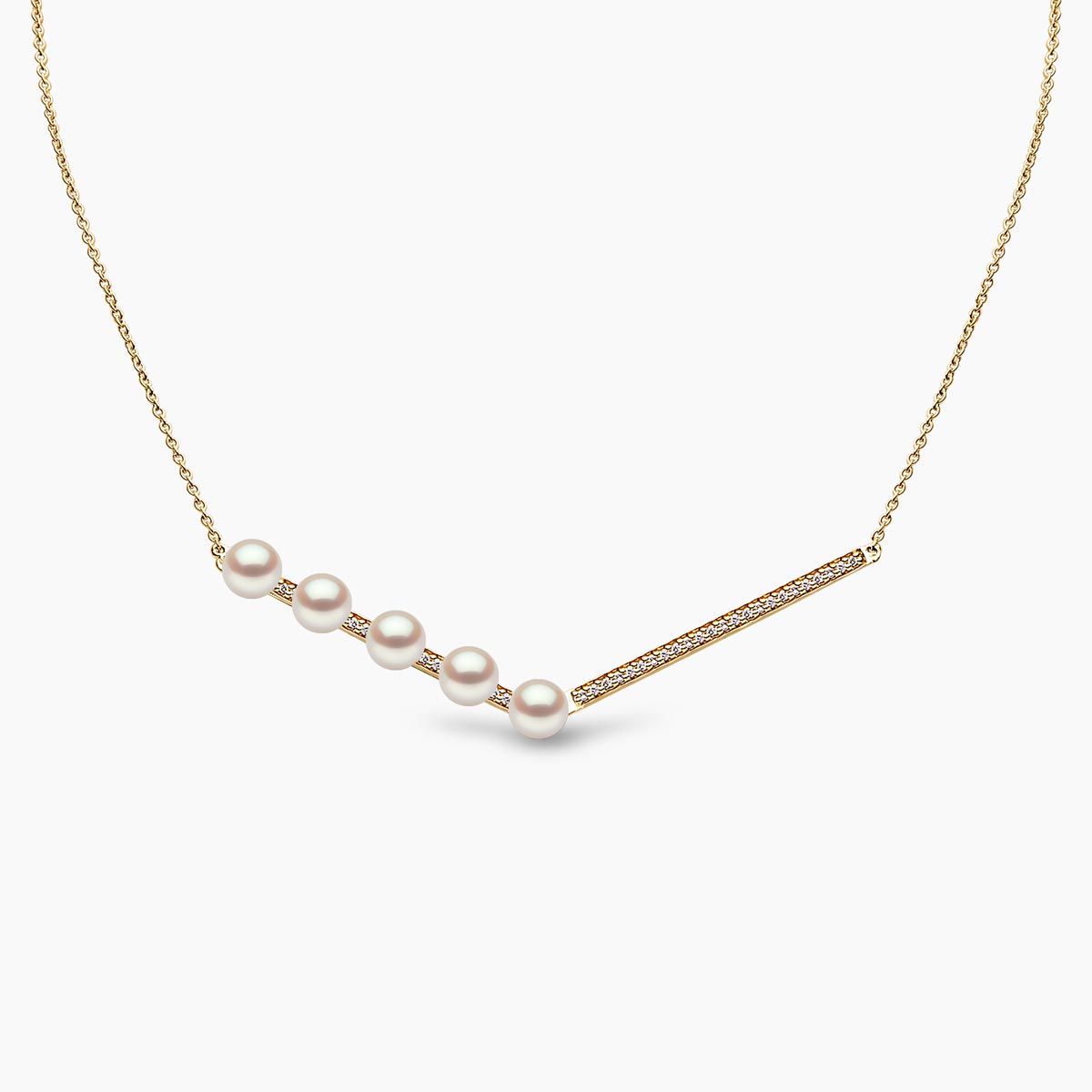 Yellow Gold / White Freshwater