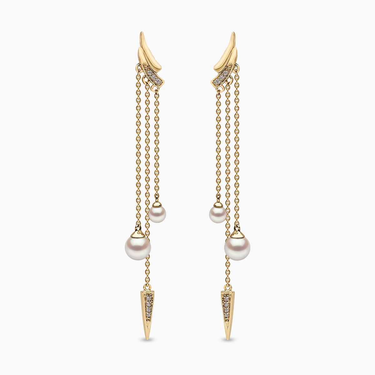 Yellow Gold / White Freshwater