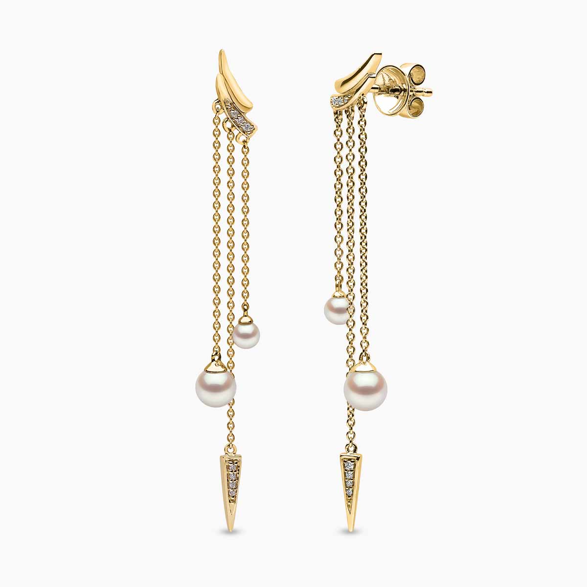 Yellow Gold / White Freshwater