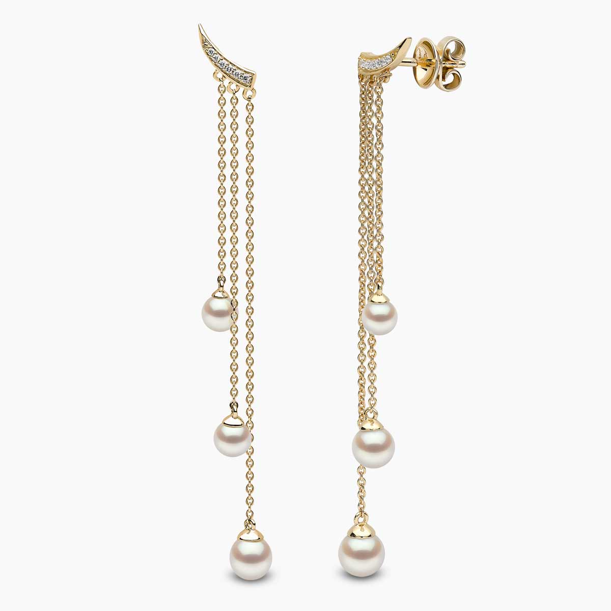 Yellow Gold / White Freshwater