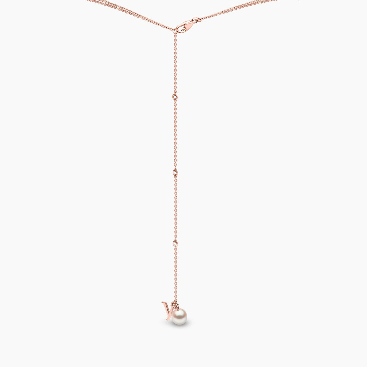 Rose Gold / White Freshwater