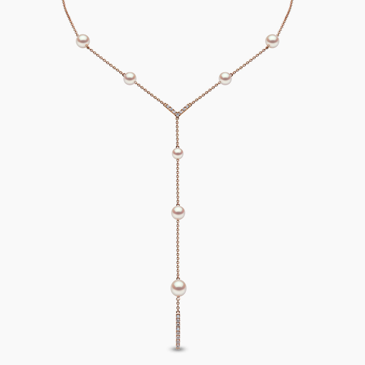 Rose Gold / White Freshwater