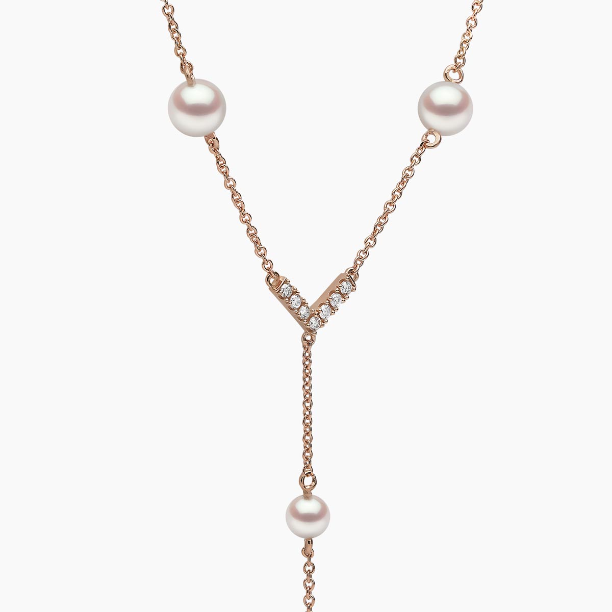 Rose Gold / White Freshwater