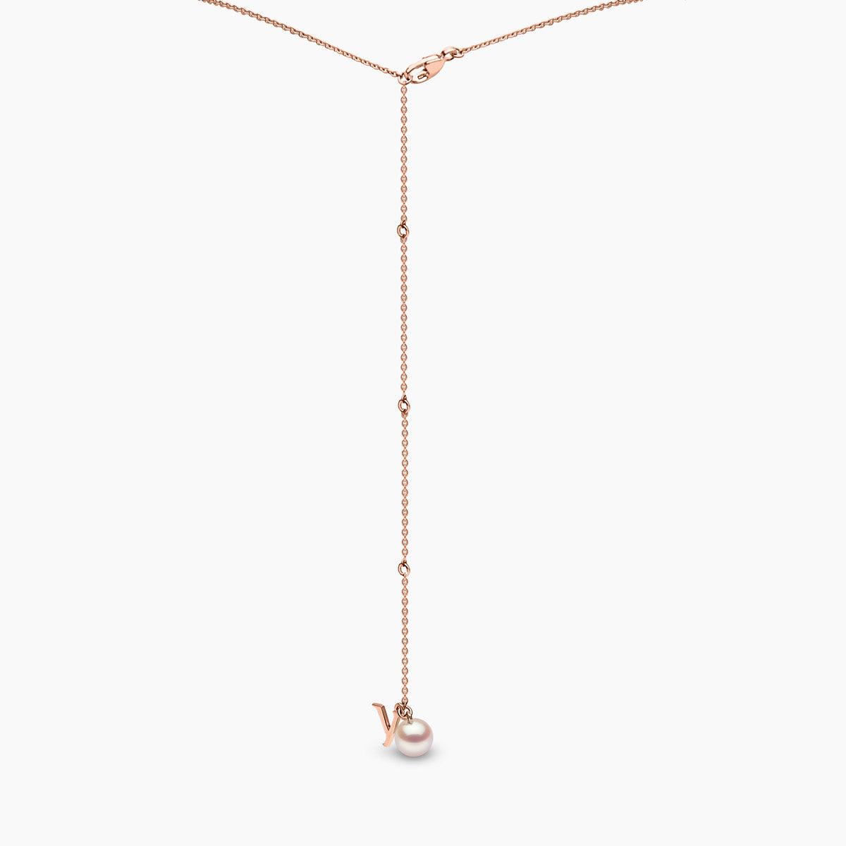 Rose Gold / White Freshwater