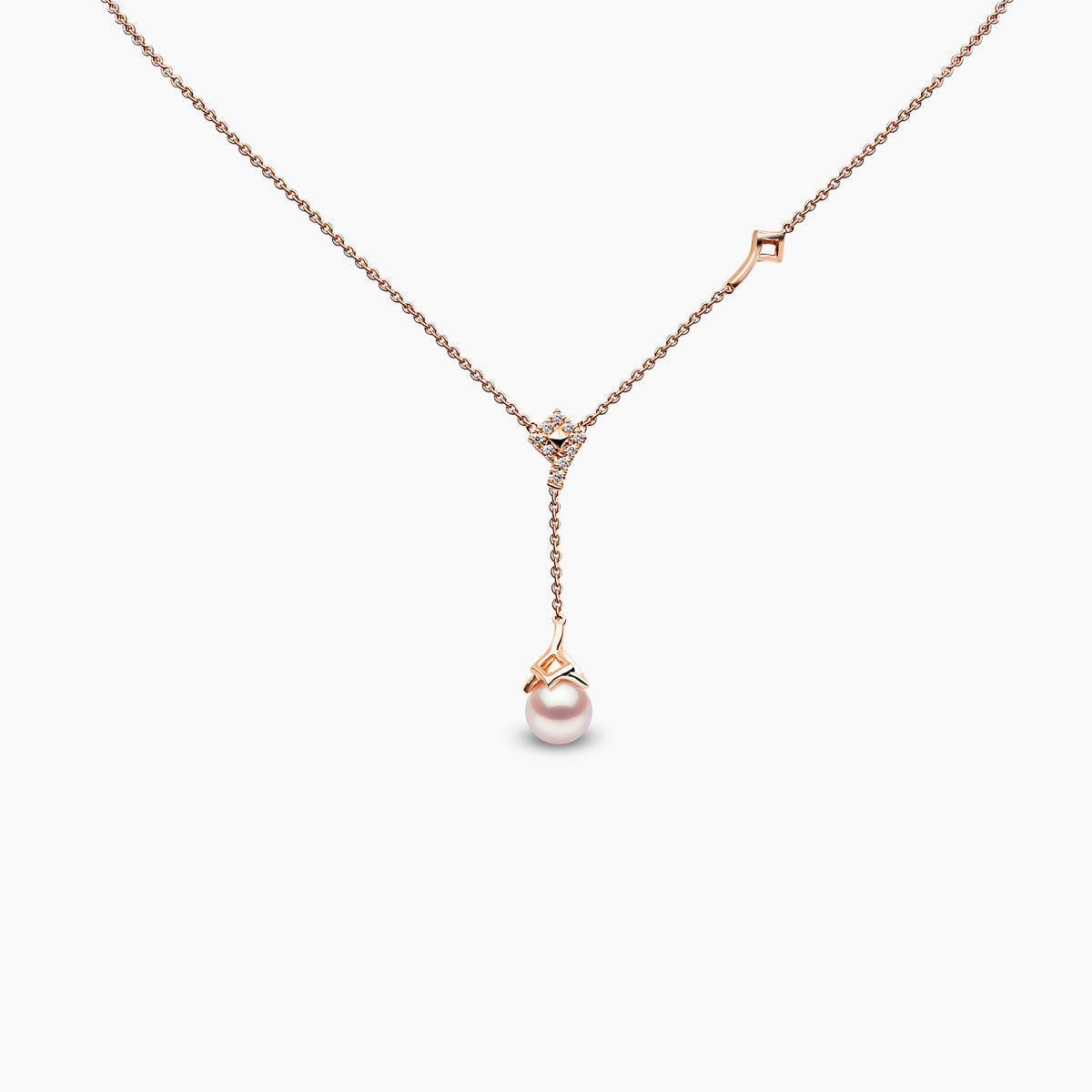 Rose Gold / White Freshwater