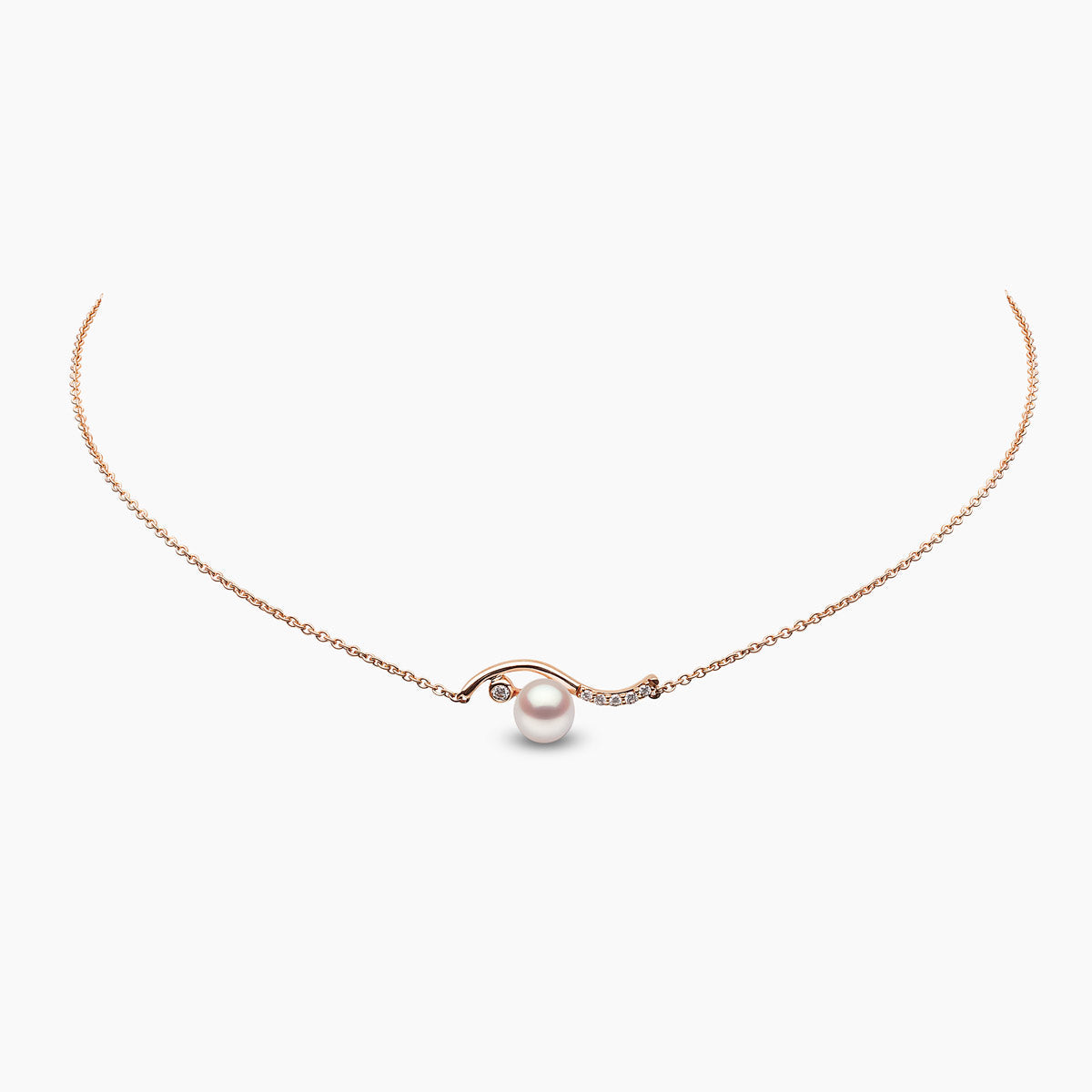 Rose Gold / White Freshwater