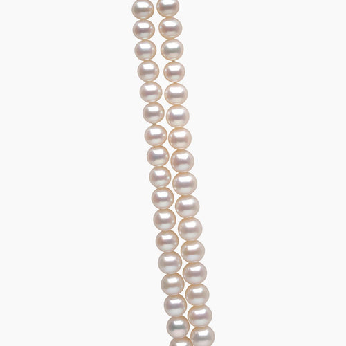 Yellow Gold / White Freshwater