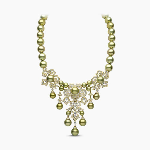 Yellow Gold / Pistachio Tahitian