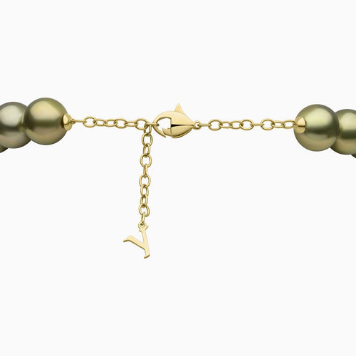 Yellow Gold / Pistachio Tahitian