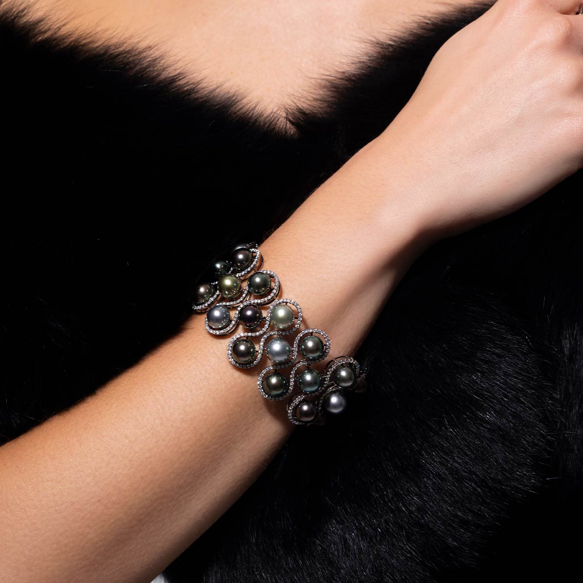 White Gold / Black Tahitian