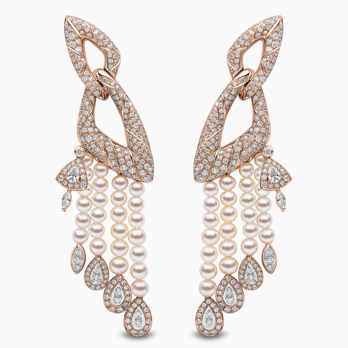 Rose Gold / White Freshwater