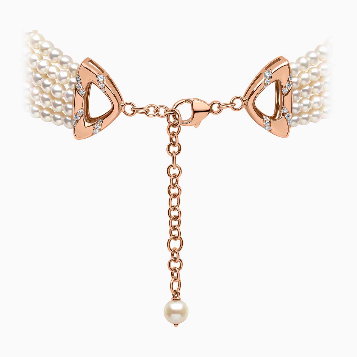 Rose Gold / White Freshwater