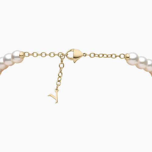 Yellow Gold /  White Japanese Akoya