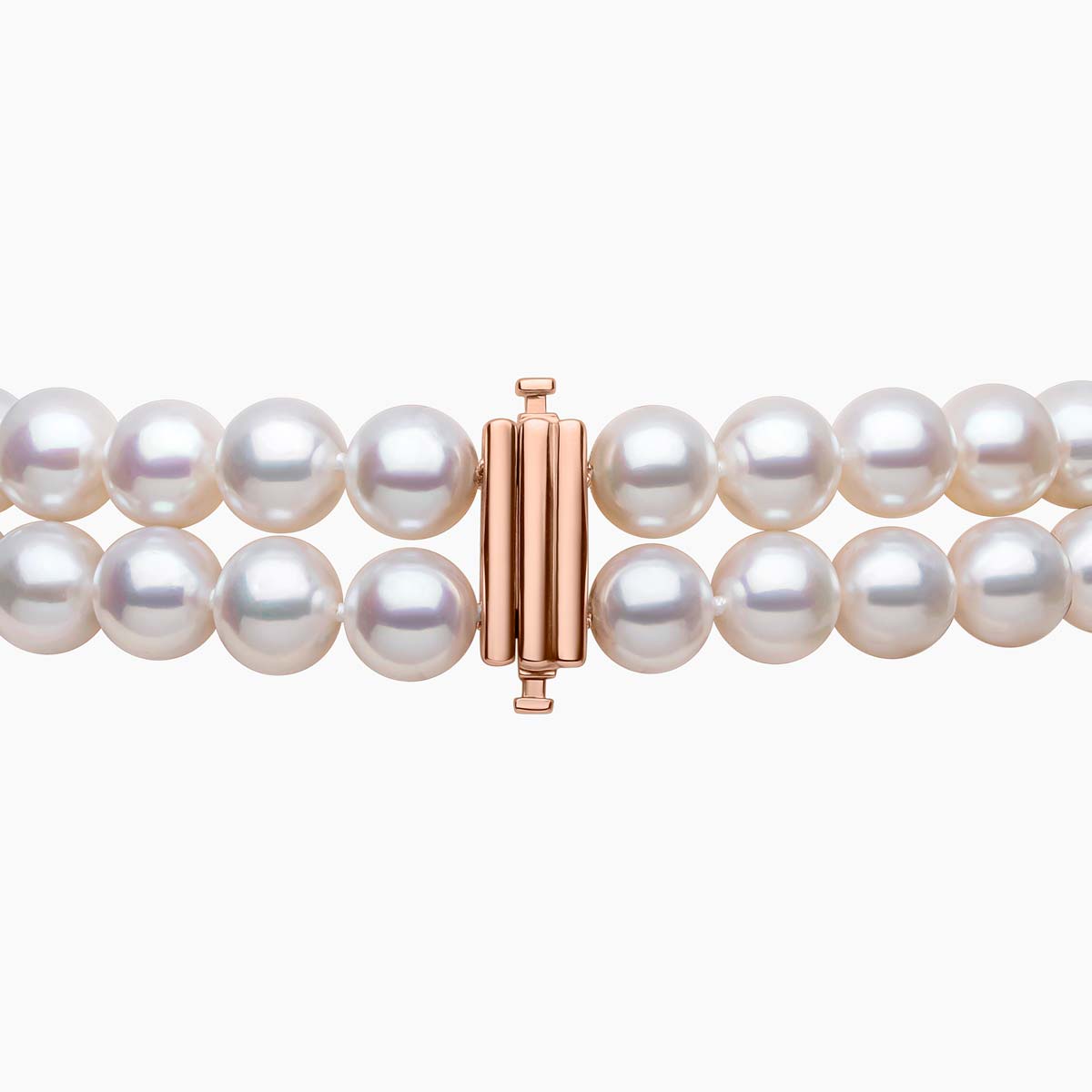 Rose Gold / White Freshwater