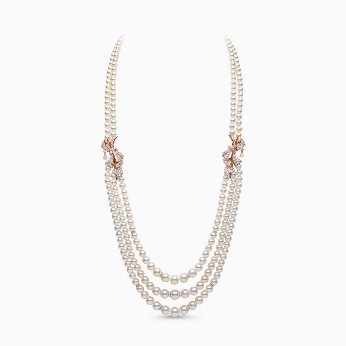 Rose Gold / White Freshwater