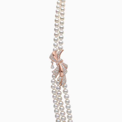 Rose Gold / White Freshwater