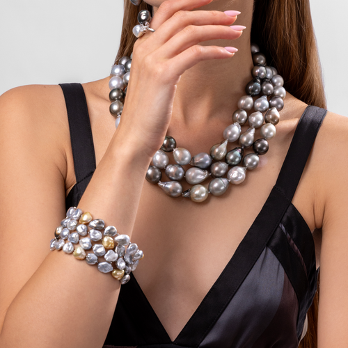 White Gold / Grey Tahitian